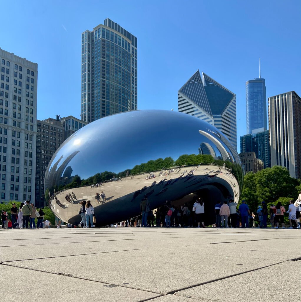 Visitar Chicago | The Cloud Gate en el Millenium Park de Chicago | Bitacorasviajeras