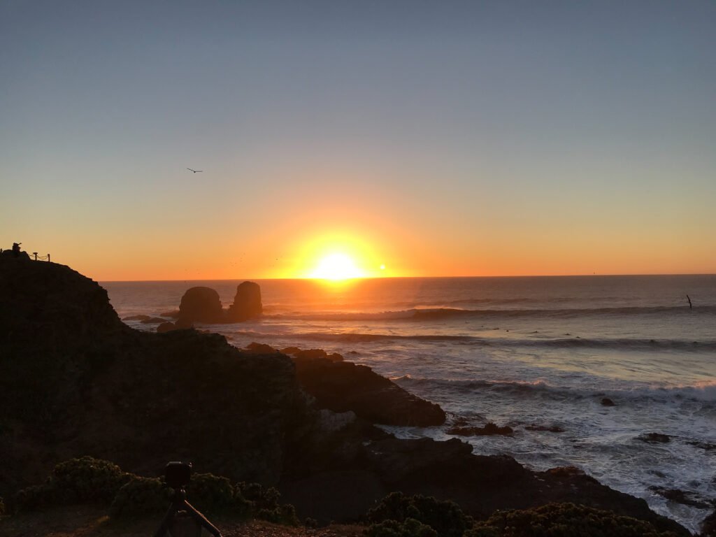 Puesta de sol en la Playa Punta de Lobos  | bitacorasviajeras.com